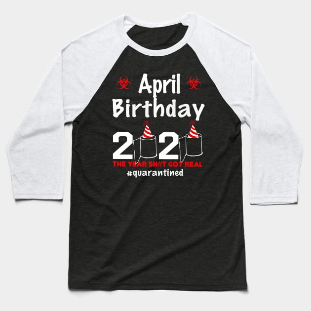 april birthday gift Baseball T-Shirt by awesomeshirts